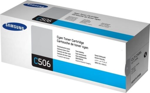 Samsung CLT-C506L Γνήσιο Toner Laser Εκτυπωτή Κυανό High Yield 3500 Σελίδων (SU038A) - Image 2