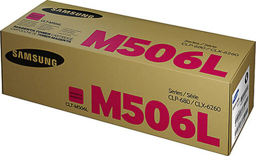 Samsung CLT-M506L Γνήσιο Toner Laser Εκτυπωτή Ματζέντα High Yield 3500 Σελίδων (SU305A) - Image 2