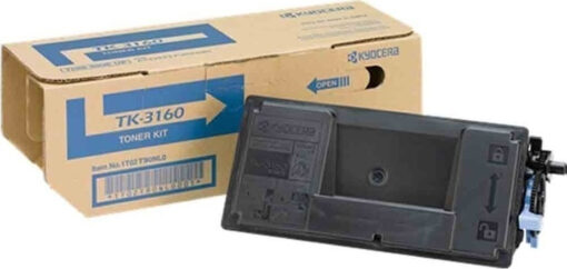 Kyocera TK-3160 Γνήσιο Toner Laser Εκτυπωτή Μαύρο 12500 Σελίδων (1T02T90NL1 1T02T90NL0 1T02T90NLC)