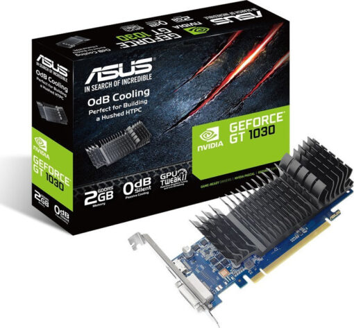 Asus GeForce GT 1030 2GB LP Silent with Brackets