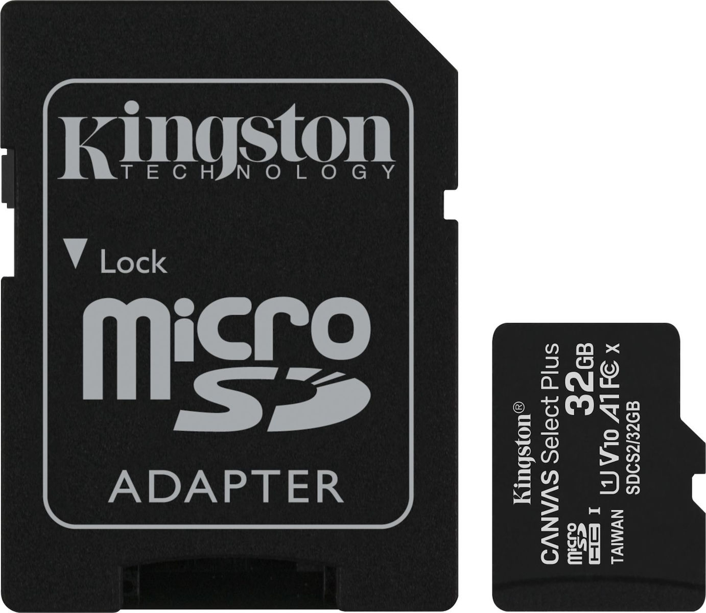 Kingston Canvas Select Plus microSDHC 32GB Class 10 U1 V10 A1 UHS-I