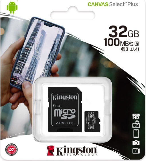 Kingston Canvas Select Plus microSDHC 32GB Class 10 U1 V10 A1 UHS-I - Image 3