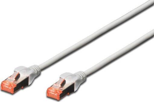 Digitus S/FTP Cat.6 Καλώδιο Δικτύου Ethernet 10m Γκρι 1τμχ