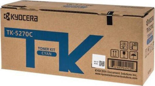 Kyocera TK-5270C Γνήσιο Toner Laser Εκτυπωτή Κυανό 6000 Σελίδων (1T02TVCNL0) - Image 2
