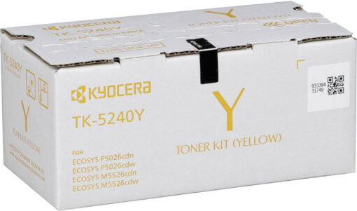 Kyocera TK-5240Y Γνήσιο Toner Laser Εκτυπωτή Κίτρινο 3000 Σελίδων (1T02R7ANL0) - Image 3