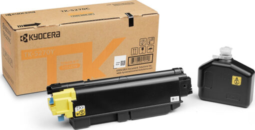 Kyocera TK-5270Y Γνήσιο Toner Laser Εκτυπωτή Κίτρινο 6000 Σελίδων (1T02TVANL0)