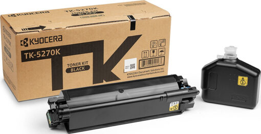 Kyocera TK-5270K Γνήσιο Toner Laser Εκτυπωτή Μαύρο 8000 Σελίδων (1T02TV0NL0)