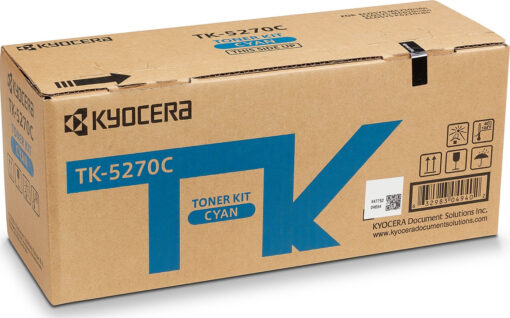 Kyocera TK-5270C Γνήσιο Toner Laser Εκτυπωτή Κυανό 6000 Σελίδων (1T02TVCNL0) - Image 3