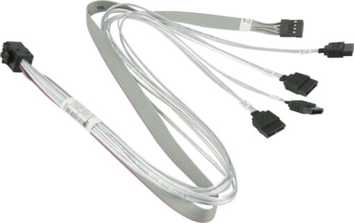Supermicro MiniSAS HD - 4x SATA Cable 0.50m Γκρι (CBL-SAST-0616)