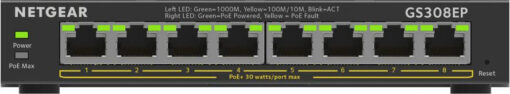 NetGear GS308EPP Unmanaged L2 PoE+ - Image 2