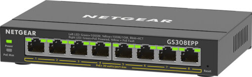 NetGear GS308EPP Unmanaged L2 PoE+ - Image 3