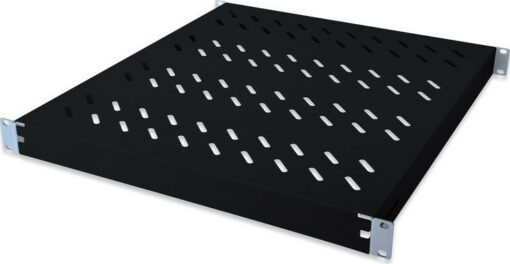 Digitus Shelf with Variable Rails for Fixed Mounting in 483 mm Μαύρο