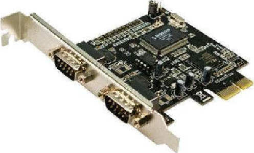 LogiLink Κάρτα PCIe σε 2 θύρες RS232 DB9 Serial