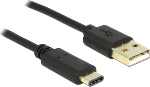 DeLock USB 2.0 USB-C male - USB-A 2m (83327)