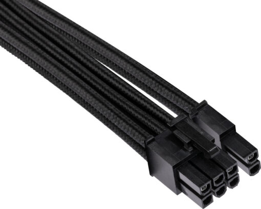 Corsair 6+2 Pin PCIe - 8-Pin PCIe Cable 0.75m Μαύρο (CP-8920243) - Image 2