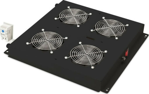 Digitus Roof Cooling Unit for Unique Network Cabinets Μαύρο (DN-19 FAN-4-B-N)