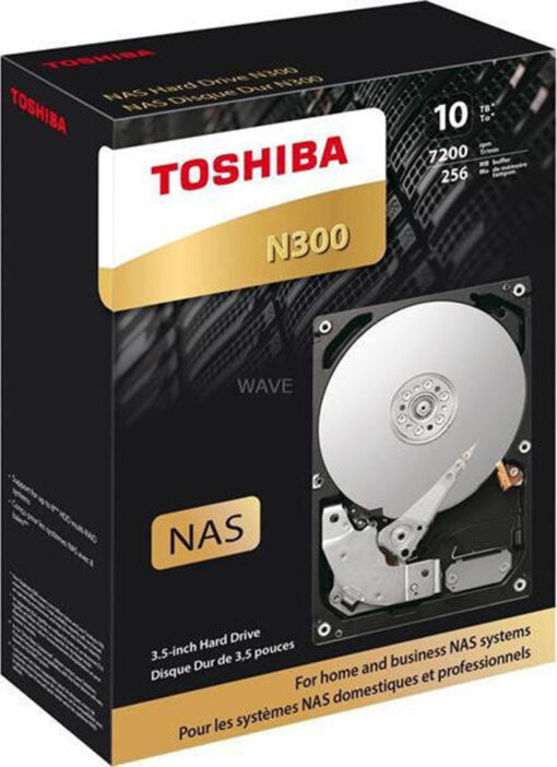 Toshiba N300 10TB 3.5" 7200rpm HDWG11AEZSTA