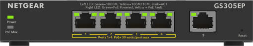 NetGear GS305EP Managed L2 PoE+