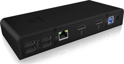 Icy Box USB-A / USB-C Docking Station με HDMI Ethernet (IB-DK2251AC)