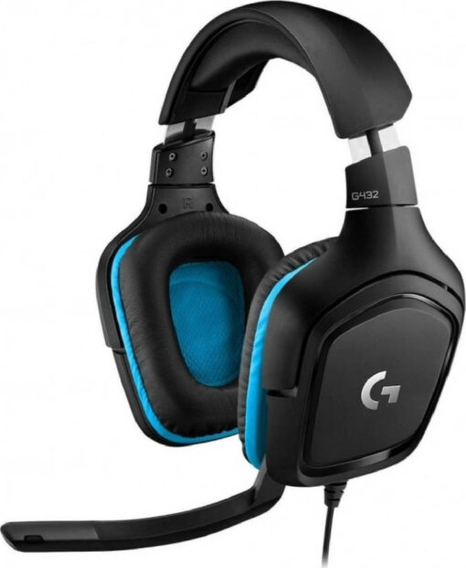 Logitech G432 7.1 Over Ear Μπλε