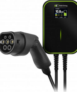 Green Cell EV14 Επιτοίχιος Τριφασικός Σταθμός Φόρτισης 22kW με Ενσωματωμένο Καλώδιο Type 2