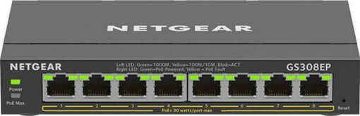 NetGear GS308EP Unmanaged L2 PoE+