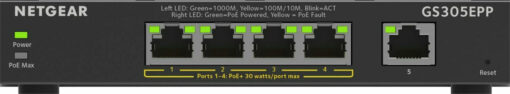 NetGear GS305EPP Unmanaged L2 PoE+