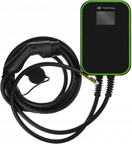 Green Cell EV14 Επιτοίχιος Τριφασικός Σταθμός Φόρτισης 22kW με Ενσωματωμένο Καλώδιο Type 2 - Image 4