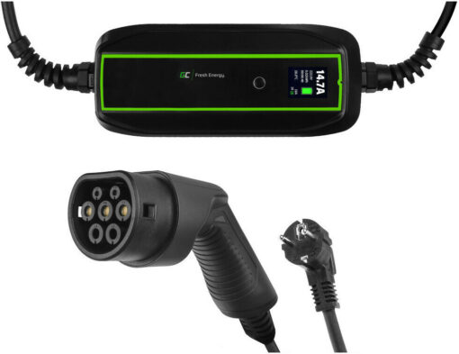 Green Cell PowerCable Φορητός Σταθμός Φόρτισης 3.6kW Type 2 (EV16)