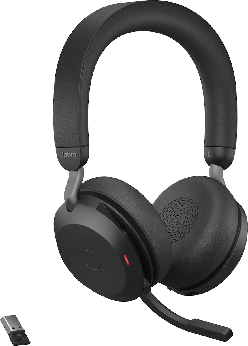 Jabra Evolve2 75 VOIP Headset USB-A UC Bluetooth Type-C (27599-989-989)