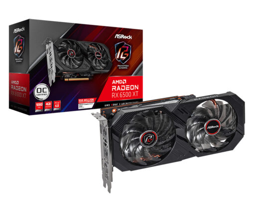 ASRock Radeon RX 6500 XT 4GB Phantom Gaming D OC