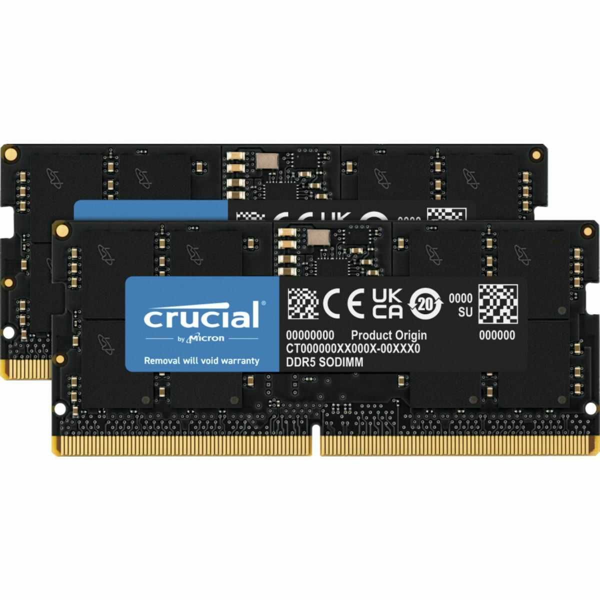 Crucial 32GB DDR5 με 2 Modules (2x16GB) (CT2K16G48C40S5)