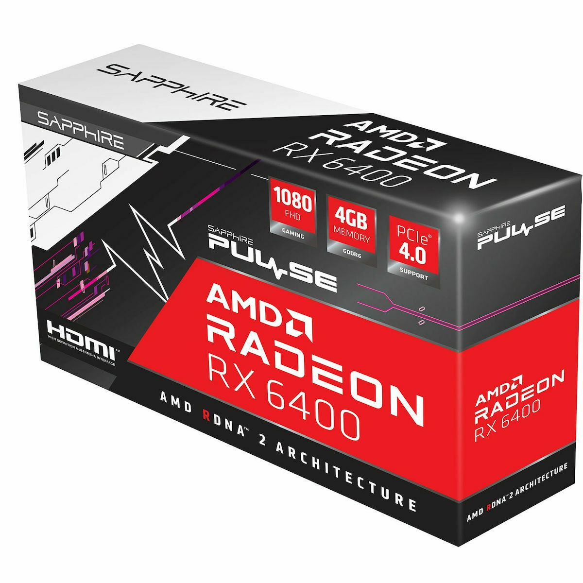 Sapphire Radeon RX 6400 4GB Pulse LP
