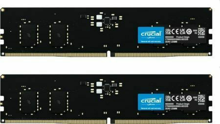 Crucial 16GB DDR5 με 2 Modules (2x8GB) (CT2K8G48C40U5)