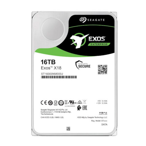 Seagate Exos X18 16TB 3.5" 7200rpm ST16000NM000J