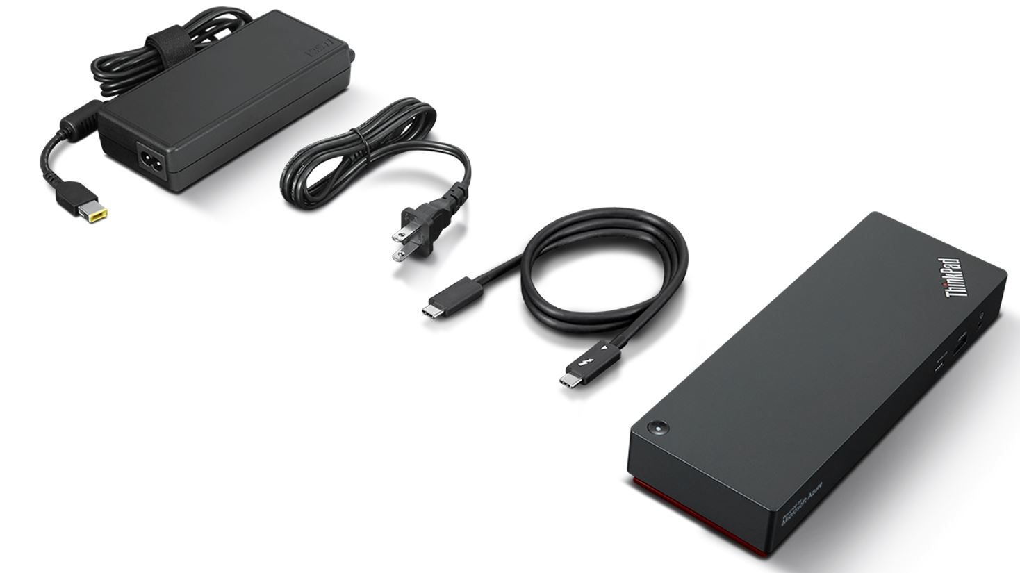 Lenovo ThinkPad Thunderbolt 4 Smart Dock Thunderbolt 4 Docking Station με HDMI/DisplayPort 4K PD Ethernet Μαύρο