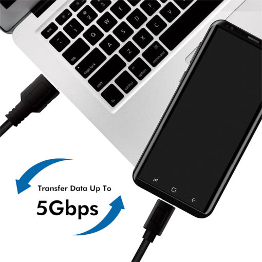 LogiLink USB 3.2 USB-C male - USB-A 0.5m (CU0167) - Image 3