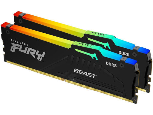 Kingston Fury Beast RGB 64GB DDR5 με 2 Modules (2x32GB)