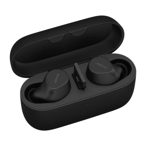 Jabra Evolve2 7 Buds - USB-A UC Μαύρα