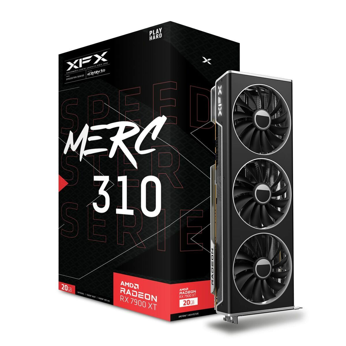 XFX Radeon RX 7900 XT 20GB Speedster Merc 310 Black Edition