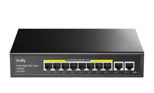 Cudy GS1010PE Unmanaged L2 PoE+