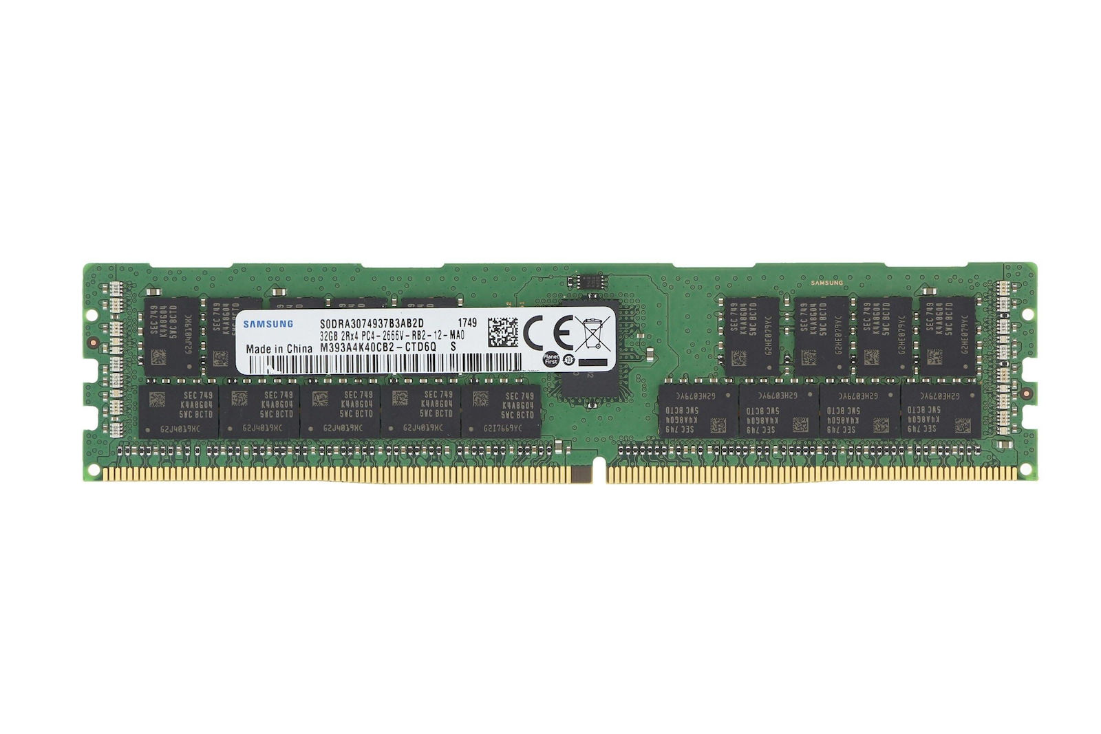 Samsung 32GB DDR4 (M393A4K40CB2-CTD)