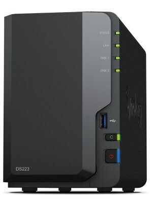 Synology DiskStation DS223 NAS με 2 θέσεις για HDD/SSD