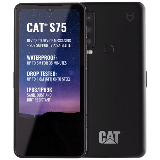 CAT S75 5G Dual SIM (6GB/128GB) Ανθεκτικό Smartphone Μαύρο