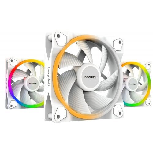 Be Quiet Light Wings Case Fan 120mm 3τμχ Λευκό