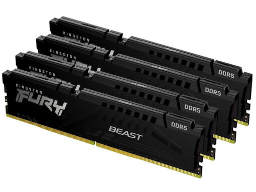 Kingston Fury Beast 128GB DDR5 με 4 Modules (4x32GB)