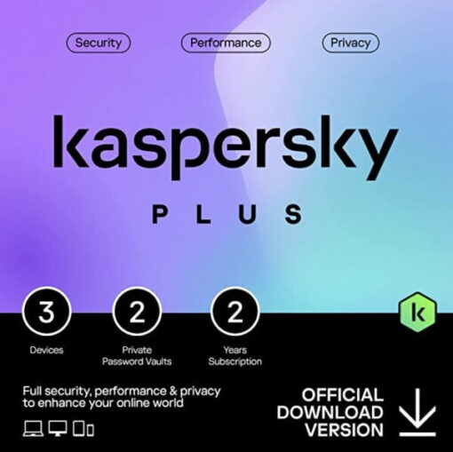 Kaspersky Plus για 3 Συσκευές και 2 Έτη Χρήσης (Ηλεκτρονική Άδεια)