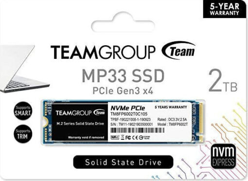 TeamGroup MP33 2TB M.2 TM8FP6002T0C101 - Image 3