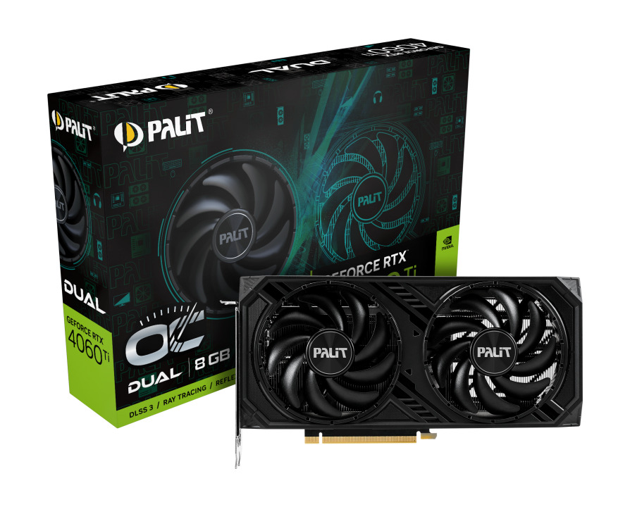 Palit GeForce RTX 4060 Ti 8GB Dual OC