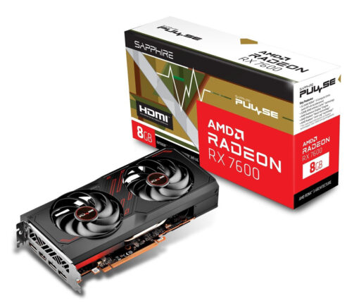 Sapphire Radeon RX 7600 8GB Pulse
